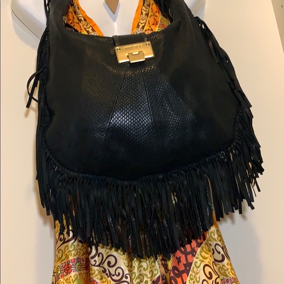JIMMY CHOO FRINGE PURSE - Picture 6 of 10